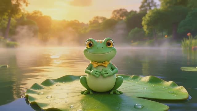 Песенка для детей - веселые лягушата