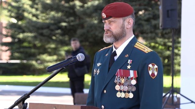 Видео сегодняшней церемонии присвоения званий Героя России офицерам Росгвардии