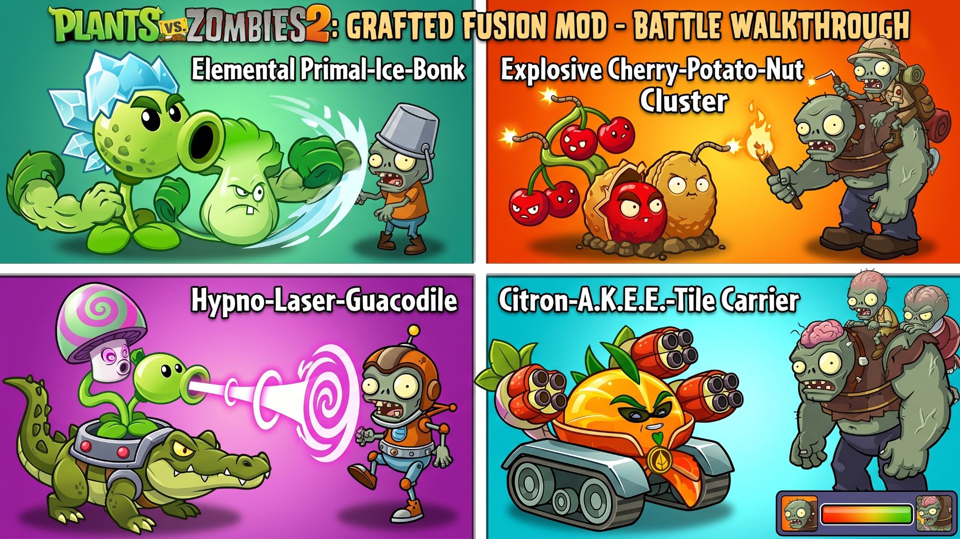 Plants Vs. Zombies Fusion Hybrid Replanted Reborn Grafted Pvz3 Ultimate Myths Gardendless Mod PvZ