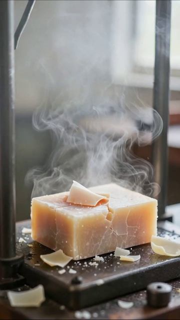 Сила прессования: разбиваем кусок мыла #прессование #эксперимент #мыло