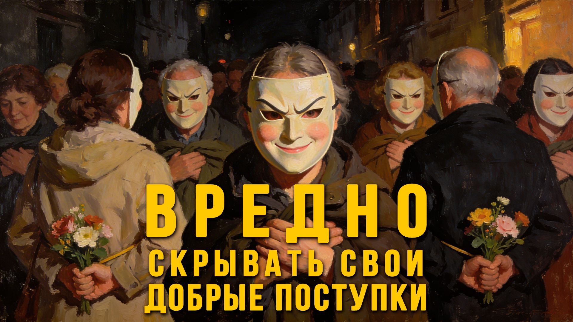 Вредно скрывать свои добрые поступки. Почему?