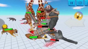 ЖИВОТНЫЕ ПРОТИВ ПРИМАТОВ 😱 Animal Revolt Battle Simulator