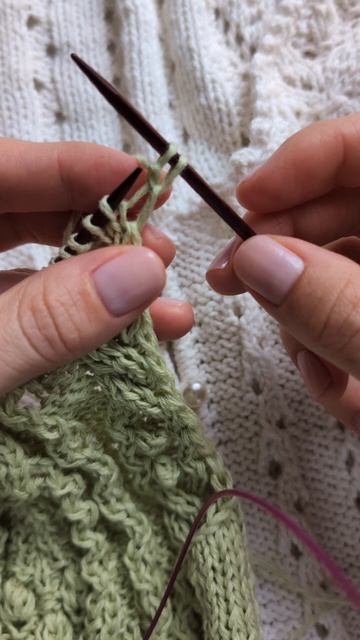 Прибавка после кромочной петли 