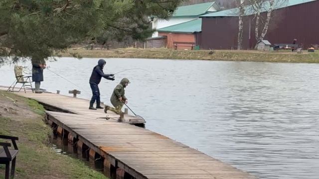 поимка форели на спиннинг