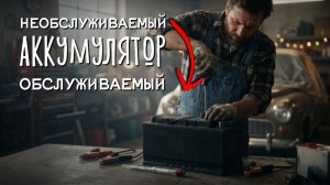 Необслуживаемый АКБ больше не проблема: вскрытие, замер, зарядка ✔️🛠️