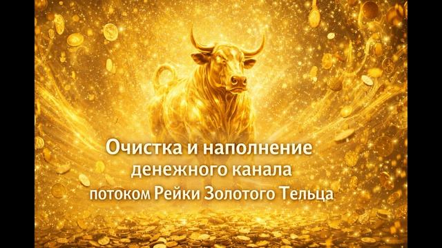 Очищение и наполнение денежного канала в потоке Рейки Золотого Тельца. Медитация от Корнеевой Марины