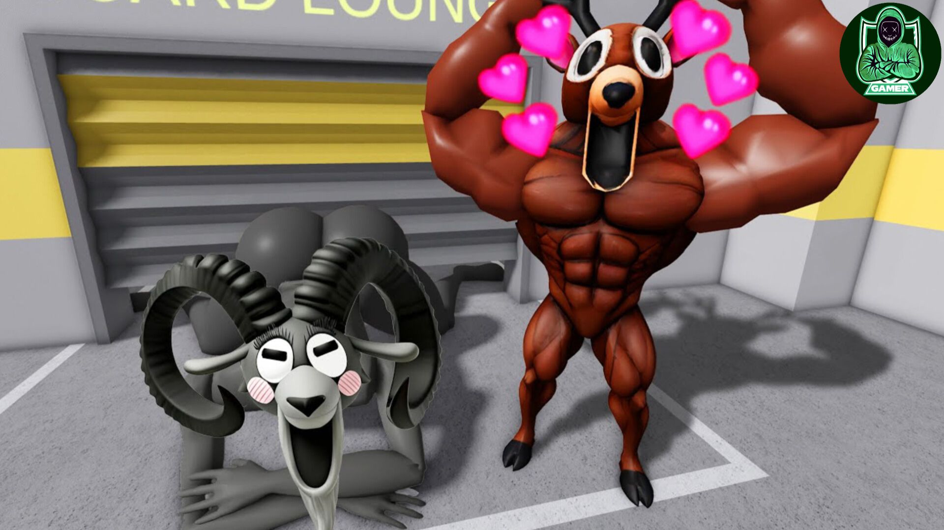 ЖЕНЩИНА-БАРАН ЗАСТРЯЛА? МУСКУЛИСТЫЙ ОЛЕНЬ ВЛЮБЛЯЕТСЯ в 