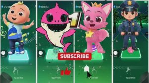 Битва Малышей: Кокомелон против Беби Шарк, Пинкфонг и Полицейских Машинок