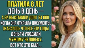 «ВОСЕМЬ ЛЕТ ПЛАТИЛА — И ВДРУГ ДОЛЖНА» Слушать рассказы из жизни. Житейские истории слушать онлайн