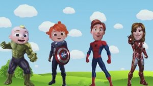 Супергерои и Кокомелон: Веселая Путаница Голов