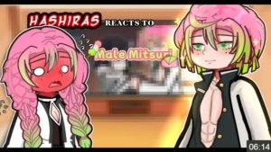 Hashiras React To Male Mitsuri🙎🌸, Gacha Life 2, Demon Slayer, React Video, Kny