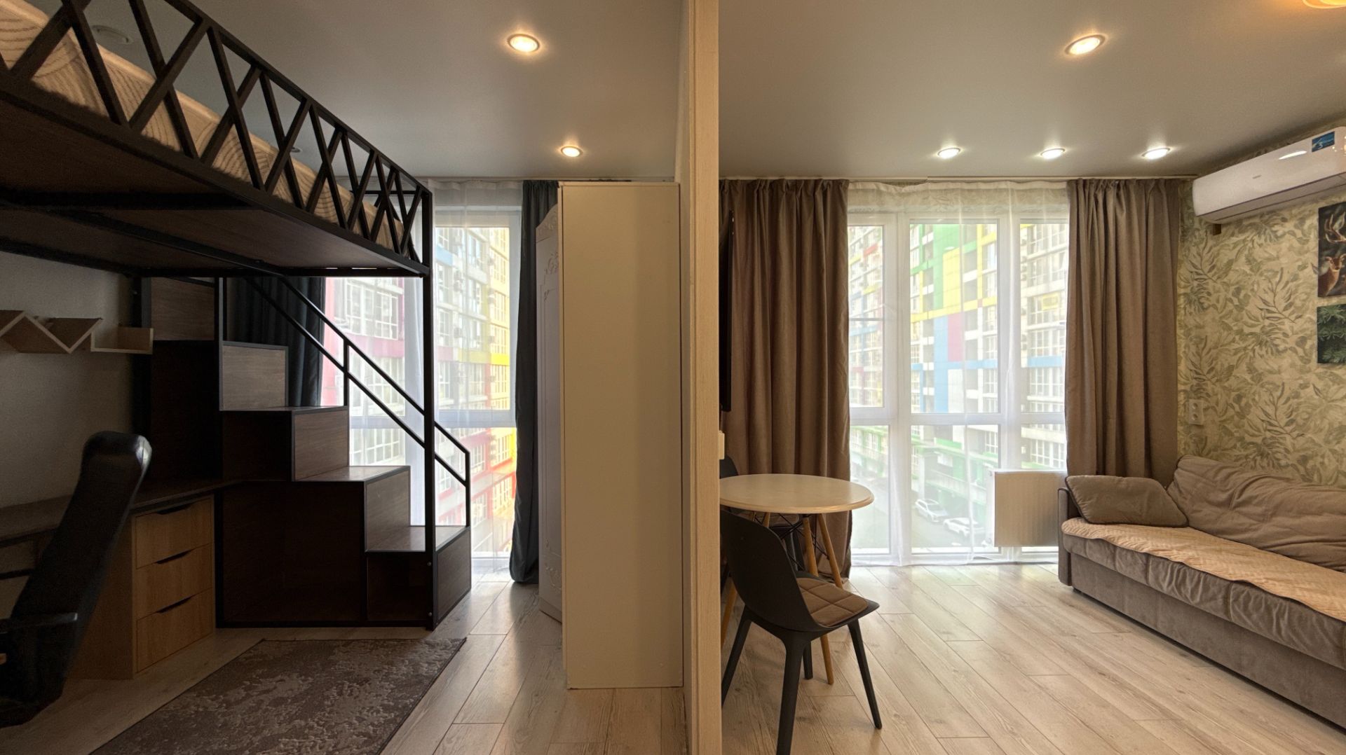 Квартира 37 м² в центре Сочи: как уместить семью из 5 человек? ЖК 123, 12,5 млн руб.