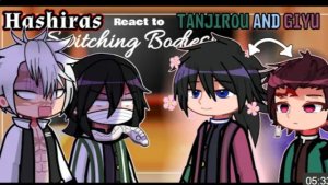 Hashiras React To Tanjirou And Giyu Switching Bodies, Gacha Life 2, Demon Slayer, Kny
