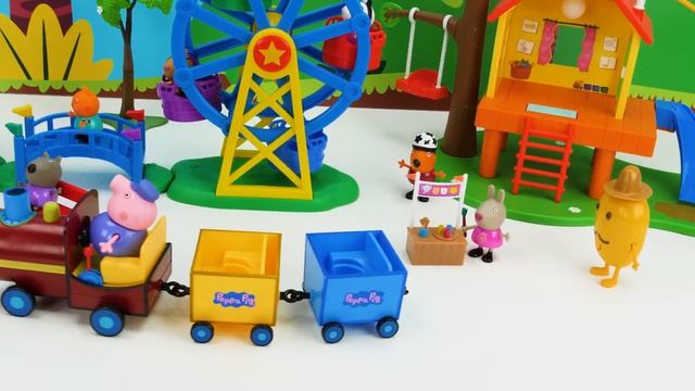 Best Peppa Pig Learning Video For Kids - George's Birthday Party Adventure!