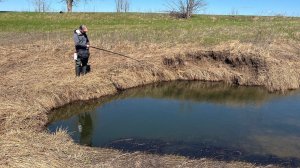 НАШЁЛ ЛУЖУ С РЫБОЙ! РЫБАЛКА ПОСЛЕ ЗИМОВКИ В ПОЙМЕ