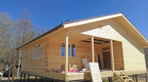 19-04-2026 Дом 9.5х9.5 из профилированного бруса.