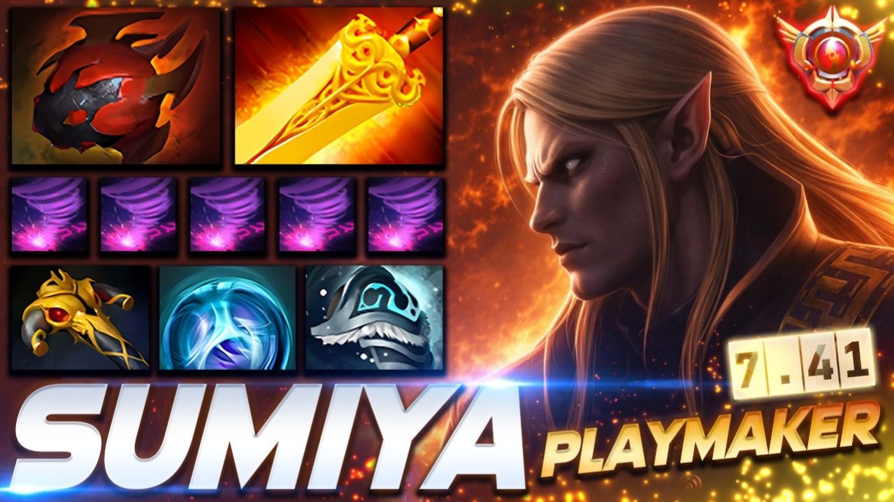 SumiYa Invoker Playmaker — профессиональный геймплей в Dota 2 [Смотри и учись]