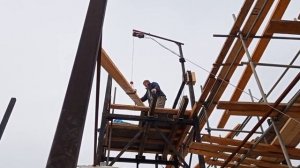 работа самодельного крана