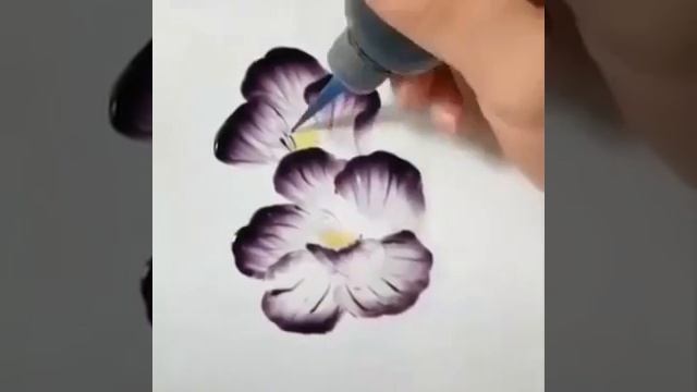 Рисуем картины пальцами 👍