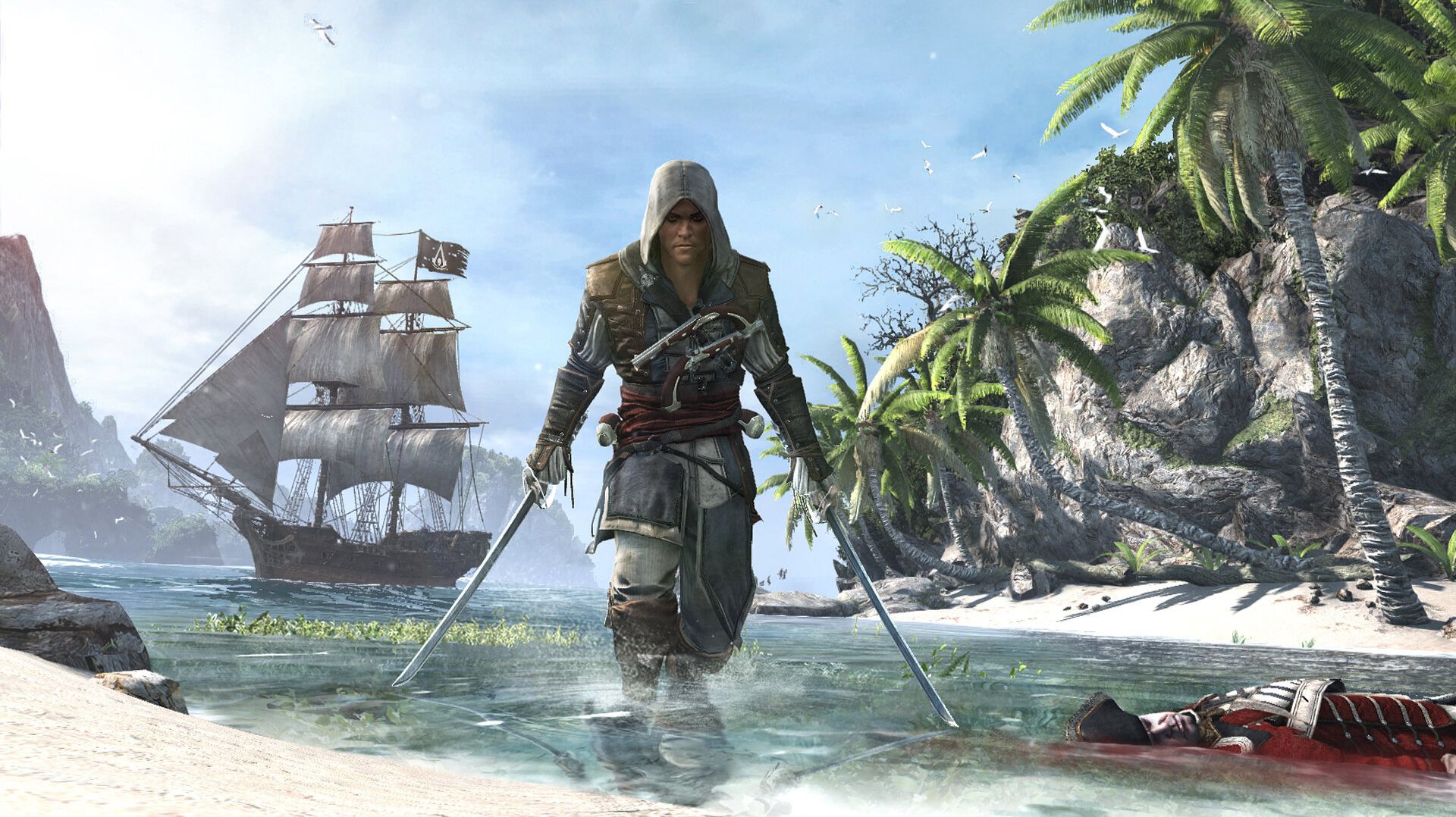 Прохождение Assassin's Creed IV Black Flag ➤ Б/К ➤ 4K ➤ Часть 13 ➤ Морской форт.