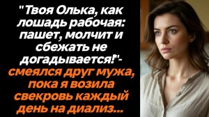 Жизненные истории/Твоя жена, как лошадь рабочая, сбежать даже не догадывается от тебя