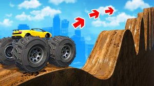 СМОЖЕТ ЛИ МОНСТР ТРАК ПРОЕХАТЬ ПО БЕЗДОРОЖЬЮ В ГТА 5 ? - ЭКСПЕРИМЕНТ В GTA 5