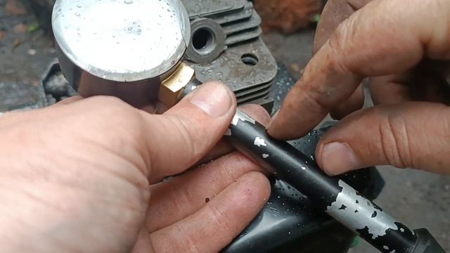 #Мотокоса. Какая должна быть компрессия в двухтактном двигателе мотокосы.