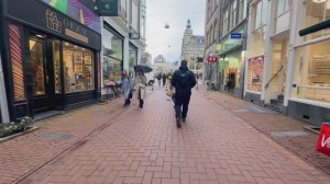 Дождливое утро в Амстердаме ☂️ Прогулка по Амстердаму в пасмурную погоду 4K