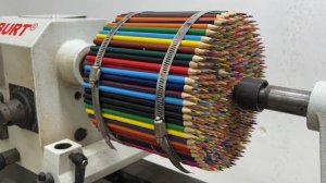 УДИВИТЕЛЬНАЯ ТОКАРНАЯ РАБОТА ПО ДЕРЕВУ 🎨 | КАРАНДАШ И ЭПОКСИДНАЯ СМОЛА — КРУТОЙ АРТ-ДИЗАЙН