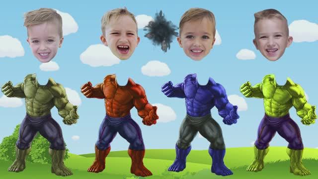 Влад и Ники: Собери Супергероя! — Веселая Путаница Голов и Танцевальный Челлендж