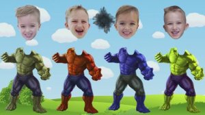 Влад и Ники: Собери Супергероя! — Веселая Путаница Голов и Танцевальный Челлендж