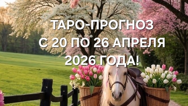 ТАРО-ПРОГНОЗ С 20 ПО 26 АПРЕЛЯ 2026 ГОДА! ДЛЯ ВСЕХ ЗНАКОВ ЗОДИАКА! 🍀