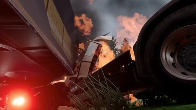 авария на реальных событиях в Beamng Drive