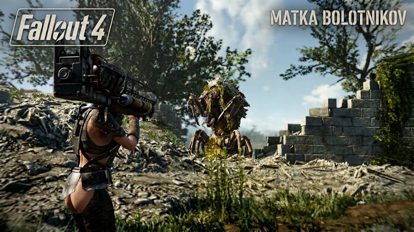 Fallout 4 Прохождение  Замок 🦎 Королева Болотников 🦎