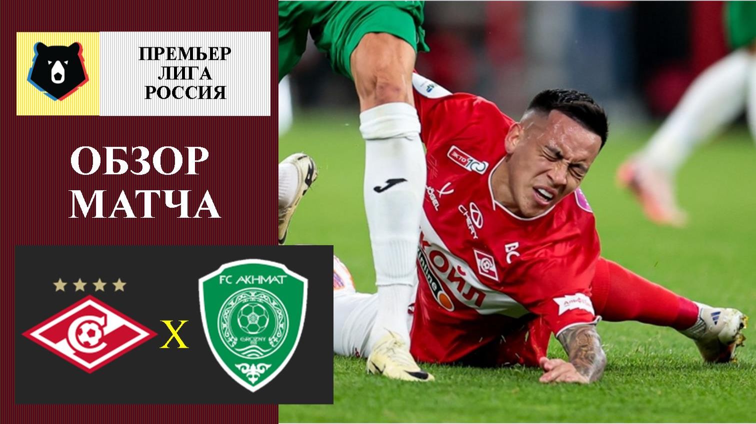 Спартак - Ахмат обзор матча