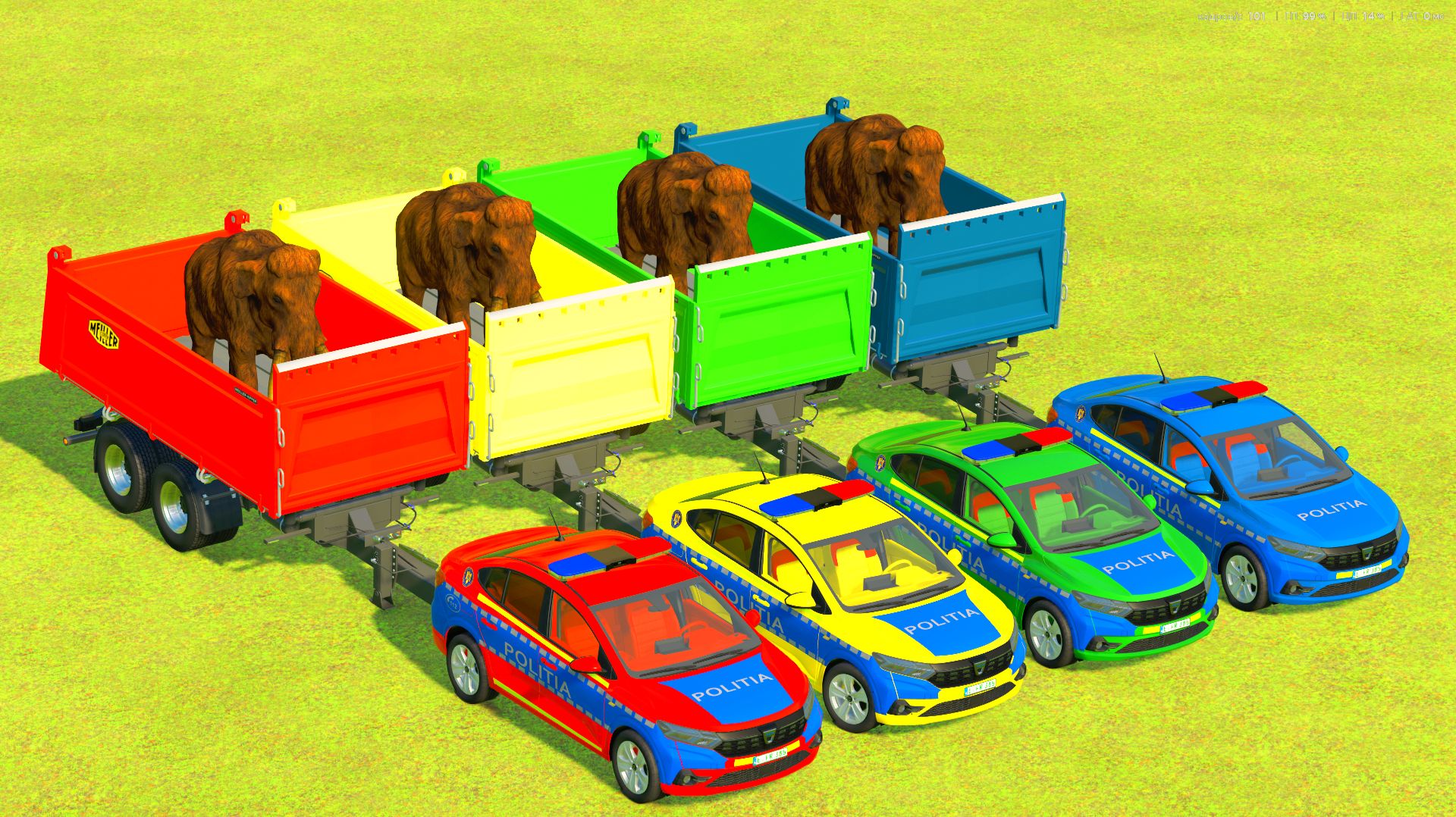 Для детей: ПЕРЕВОЗКА СЛОНОВ ПОЛИЦЕЙСКИМИ МАШИНАМИ