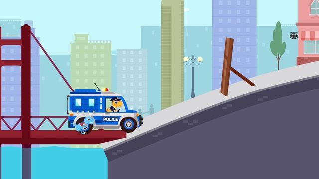 полицейский динозавр мультфильм для детей