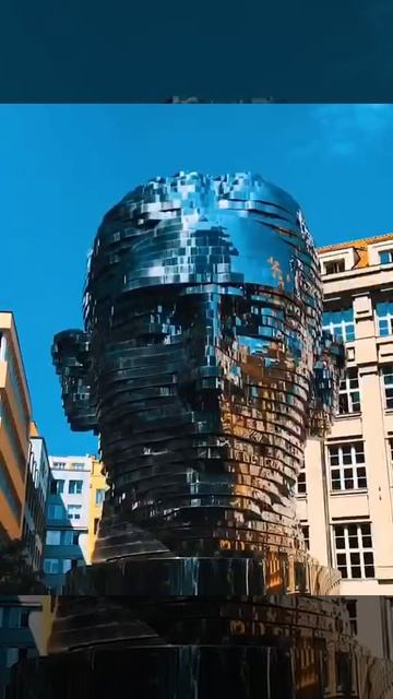 Скульптура «Голова Франца Кафки» в Чехии