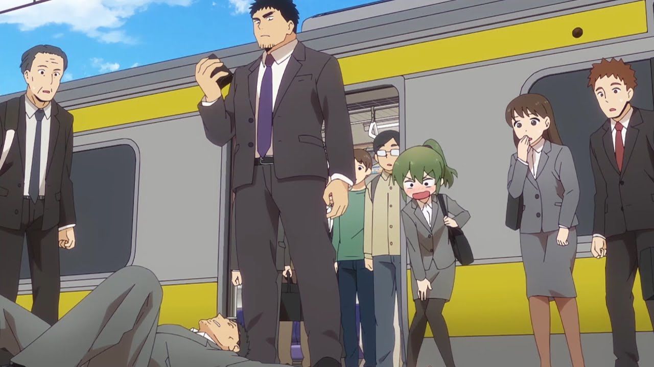 Защитил лоли коллегу от извращенца #аниме