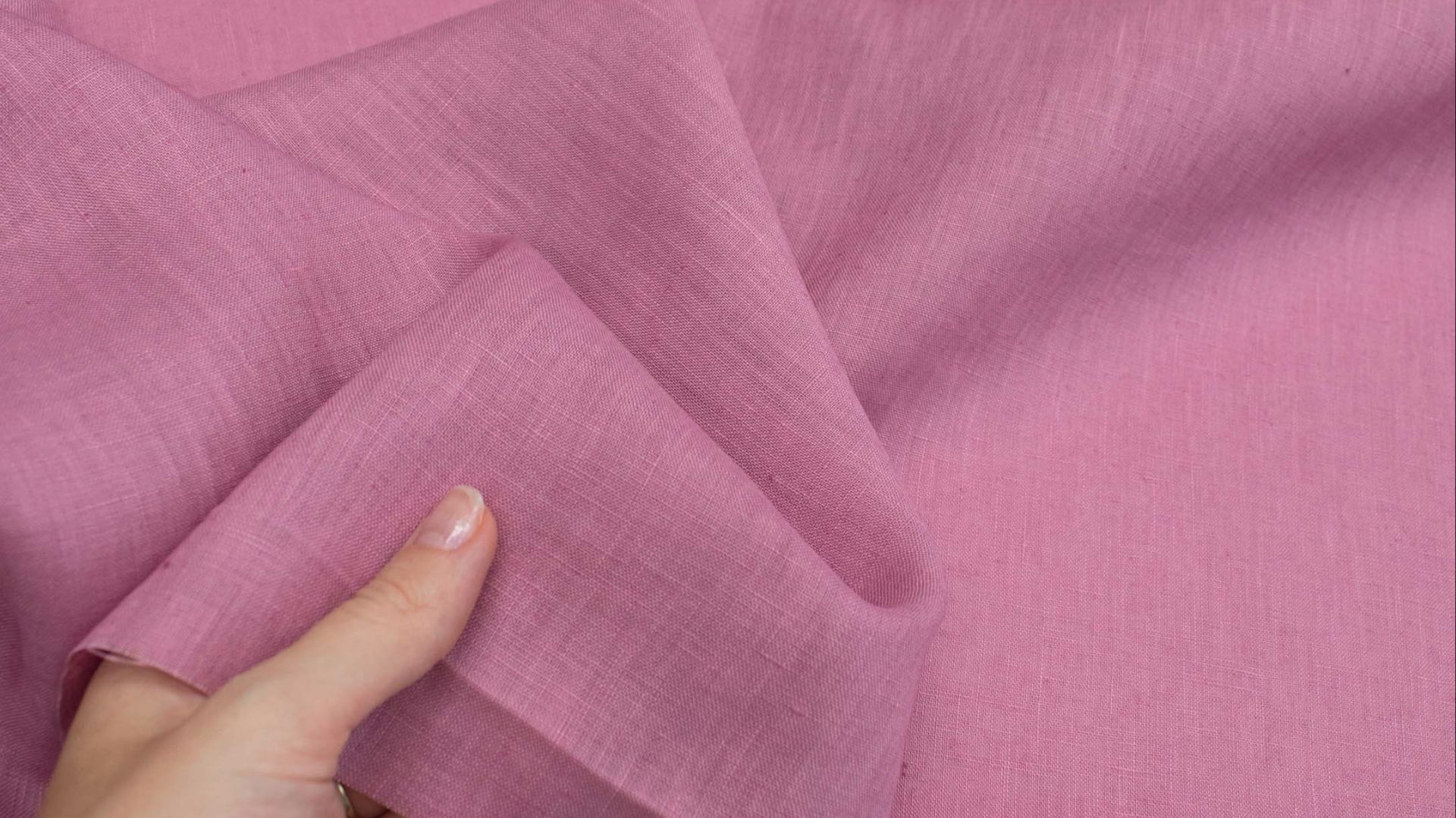 ✨ Плательно-рубашечный лён пыльная роза Albini MK26 🇮🇹