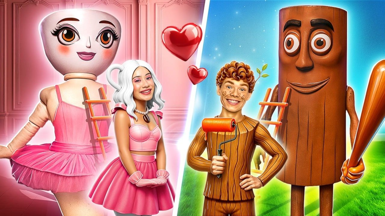 Мы построили Гигантских Балерину Капучину и Тун Тун Сахура в реальной жизни!