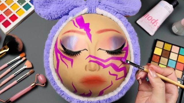 K-pop Demon Hunters Makeup 😈 ASMR Skincare Routine 🟣 Best Satisfying Makeup Asmr (No Talking)