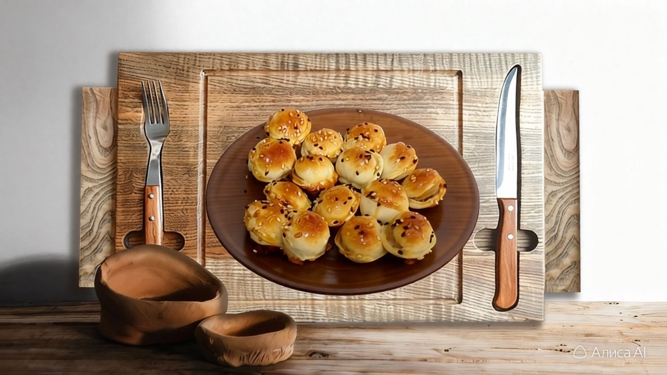 Жареные пельмешки в духовке за 25 минут просто быстро  и вкусно