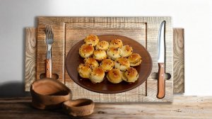 Жареные пельмешки в духовке за 25 минут просто быстро  и вкусно