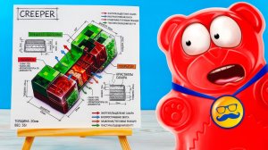 КАК УСТОРЕН КРИПЕР MINECRAFT ЗНАЕТ МЕДВЕДЬ ВАЛЕРА