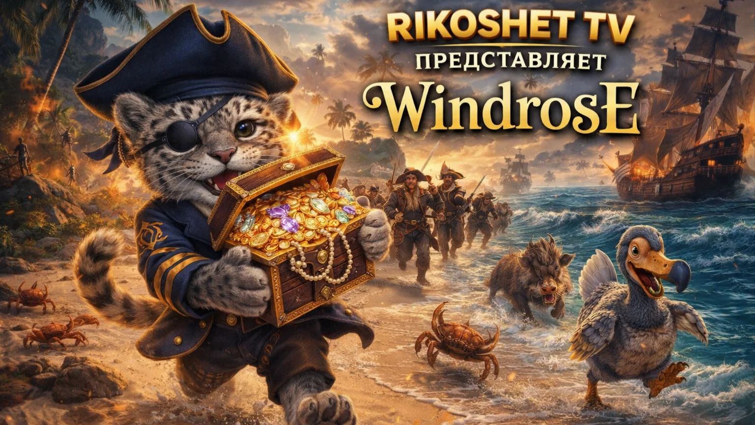 Windrose/Выживалка в мире пиратов/ Стрим /