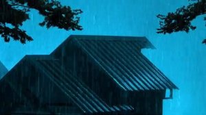 Расслабляющие звуки дождя с грозой для отдыха и сна, дождь с грозой - 3 часа 😴