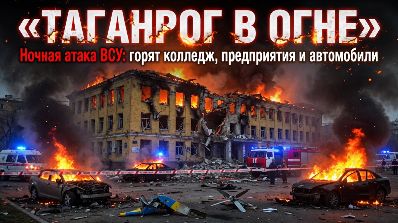 Трагедия в прифронтовом городе ночь ужаса в Таганроге — ВСУ вновь сеют разрушения.