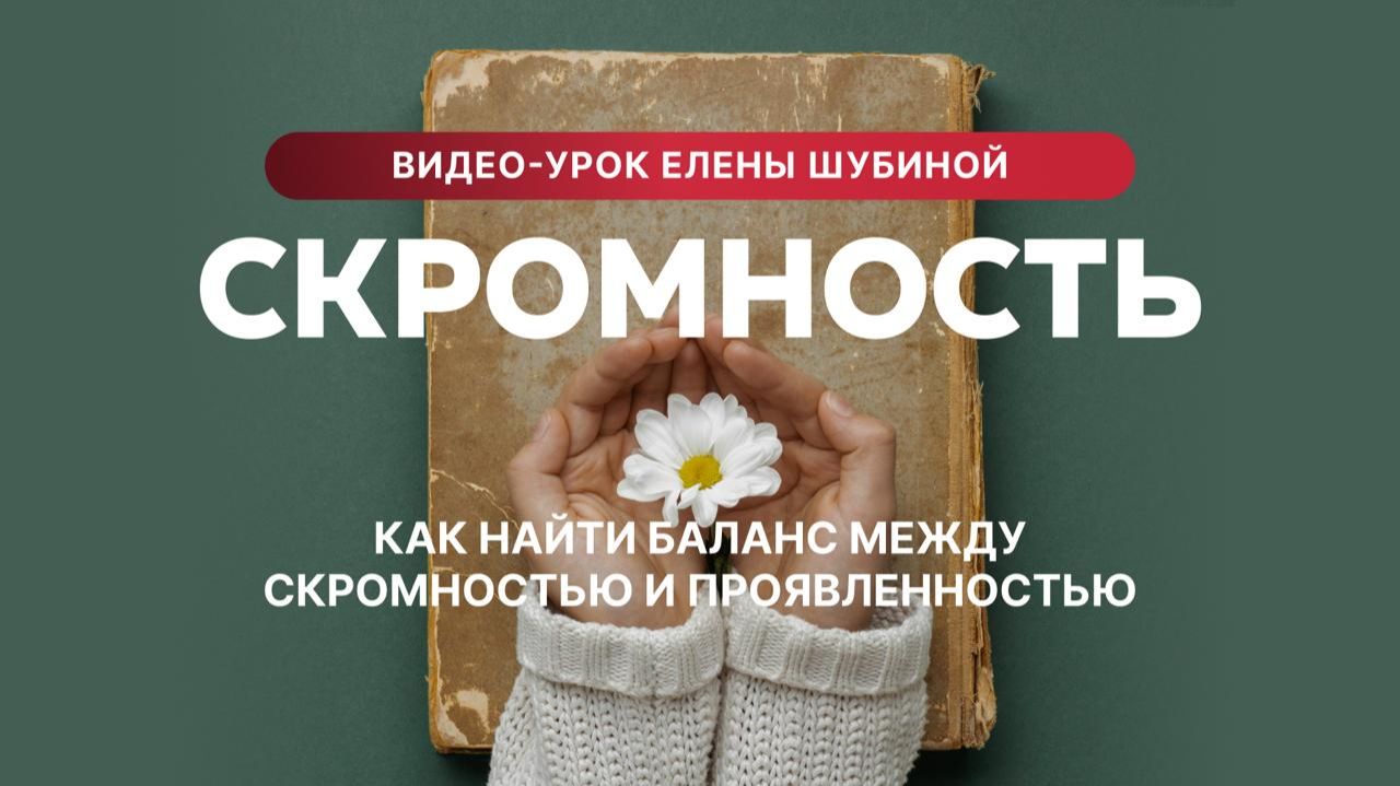 Скромность в ремесле: запись видеолекции Елены Шубины