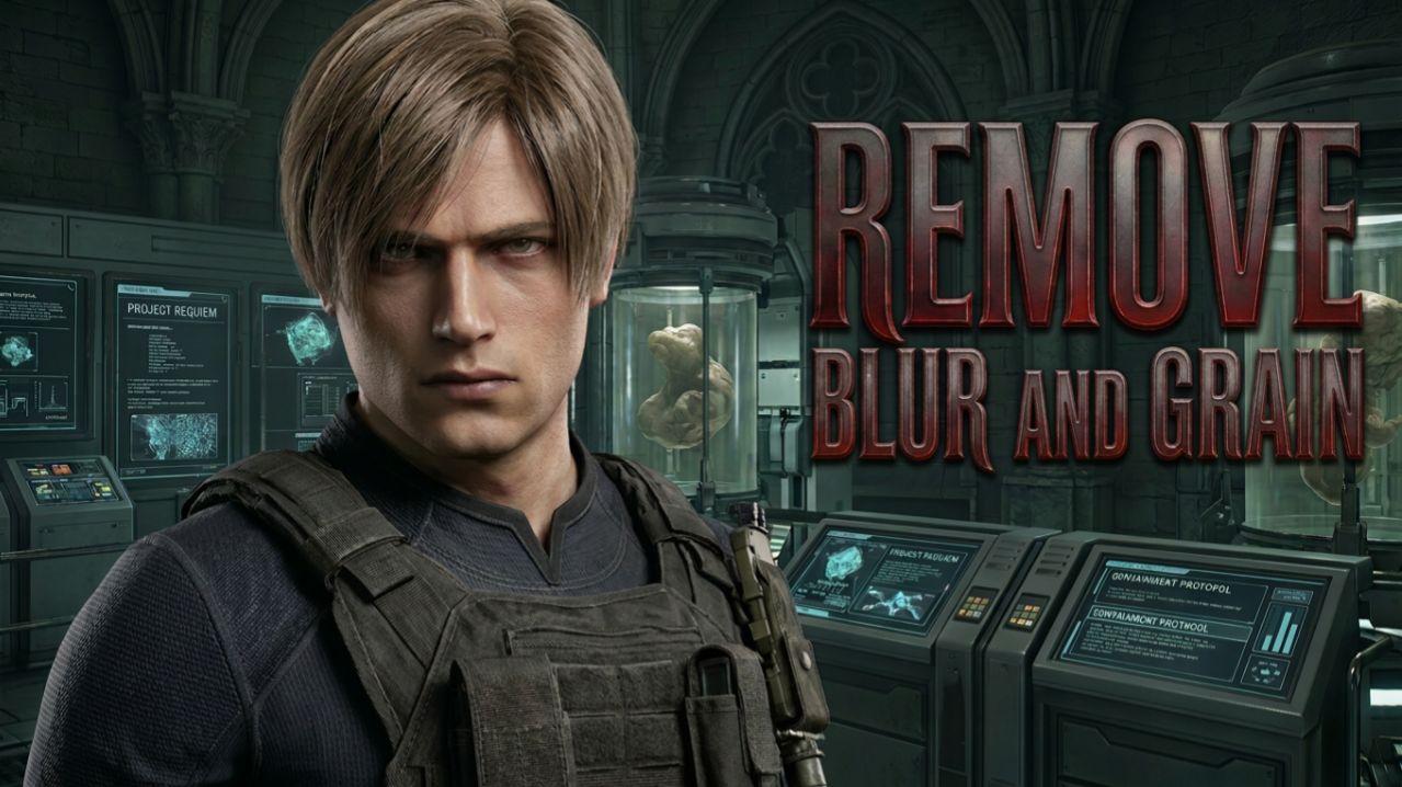 Resident Evil Requiem: избавляемся от зернистости, размытия, апскейлинга и хроматической аберрации